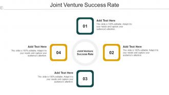 Joint Venture Success Rate Ppt Powerpoint Presentation Icon Maker Cpb