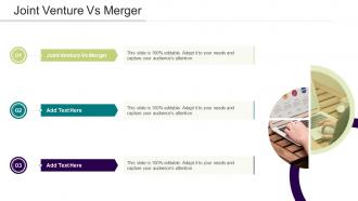 Joint Venture Vs Merger In Powerpoint And Google Slides Cpb