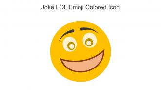 Joke Lol Emoji Colored Icon In Powerpoint Pptx Png And Editable Eps Format