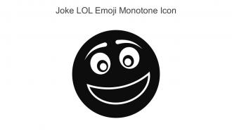 Joke Lol Emoji Monotone Icon In Powerpoint Pptx Png And Editable Eps Format