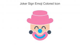 Joker Sign Emoji Colored Icon In Powerpoint Pptx Png And Editable Eps Format