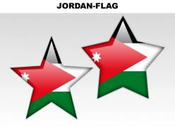 Jordan country powerpoint flags