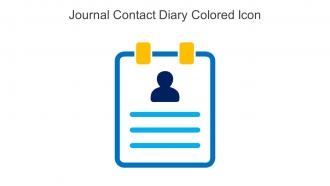 Journal Contact Diary Colored Icon In Powerpoint Pptx Png And Editable Eps Format