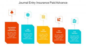 Journal Entry Insurance Paid Advance Ppt Powerpoint Presentation Portfolio Demonstration Cpb