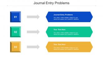 Journal Entry Problems Ppt Powerpoint Presentation Gallery Ideas Cpb