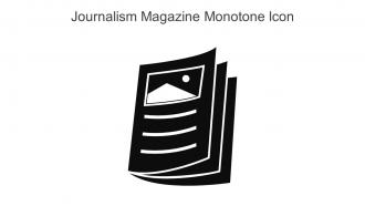 Journalism Magazine Monotone Icon In Powerpoint Pptx Png And Editable Eps Format