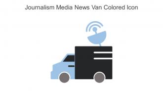 Journalism Media News Van Colored Icon In Powerpoint Pptx Png And Editable Eps Format