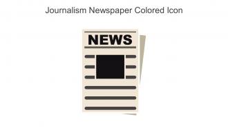 Journalism Newspaper Colored Icon In Powerpoint Pptx Png And Editable Eps Format