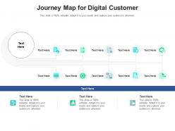 Journey Map For Digital Customer Infographic Template