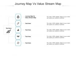 Journey map vs value stream map ppt powerpoint presentation infographics picture cpb