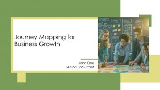 Journey Mapping For Business Growth PPT Mockup AT