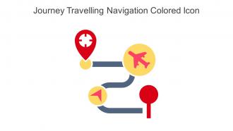 Journey Travelling Navigation Colored Icon In Powerpoint Pptx Png And Editable Eps Format