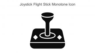 Joystick Flight Stick Monotone Icon In Powerpoint Pptx Png And Editable Eps Format