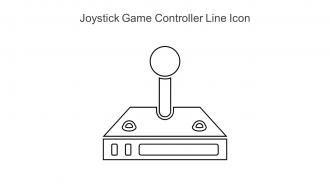 Joystick Game Controller Line Icon