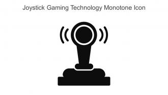 Joystick Gaming Technology Monotone Icon In Powerpoint Pptx Png And Editable Eps Format