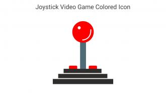 Joystick Video Game Colored Icon In Powerpoint Pptx Png And Editable Eps Format