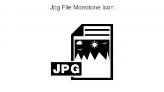 Jpg File Monotone Icon In Powerpoint Pptx Png And Editable Eps Format