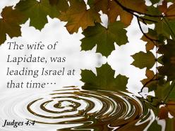 Judges 4 4 the wife of lapidate powerpoint church sermon