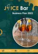 Juice Bar Business Plan Pdf Word Document