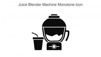 Juice Blender Machine Monotone Icon In Powerpoint Pptx Png And Editable Eps Format