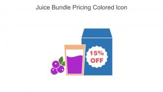 Juice Bundle Pricing Colored Icon In Powerpoint Pptx Png And Editable Eps Format