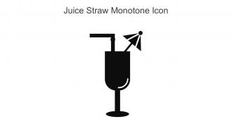Juice Straw Monotone Icon In Powerpoint Pptx Png And Editable Eps Format