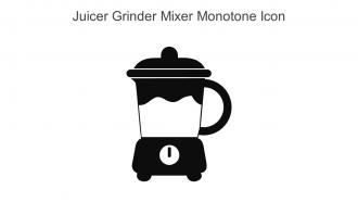 Juicer Grinder Mixer Monotone Icon In Powerpoint Pptx Png And Editable Eps Format