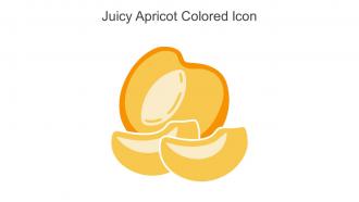 Juicy Apricot Colored Icon In Powerpoint Pptx Png And Editable Eps Format