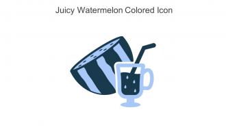 Juicy Watermelon Colored Icon In Powerpoint Pptx Png And Editable Eps Format