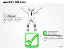 Jump On The Right Decision Ppt Graphics Icons