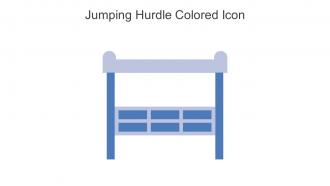 Jumping Hurdle Colored Icon In Powerpoint Pptx Png And Editable Eps Format