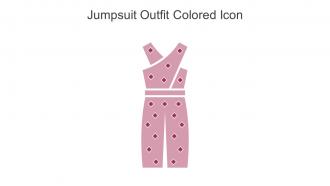 Jumpsuit Outfit Colored Icon In Powerpoint Pptx Png And Editable Eps Format