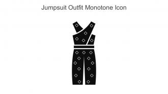Jumpsuit Outfit Monotone Icon In Powerpoint Pptx Png And Editable Eps Format