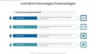 Junk Bond Advantages Disadvantages In Powerpoint And Google Slides Cpb