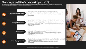 Just Do It Unraveling Place Aspect Of Nikes Marketing Mix Strategy SS V Multipurpose Colorful