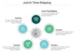 Just in time shipping ppt powerpoint presentation styles deck cpb