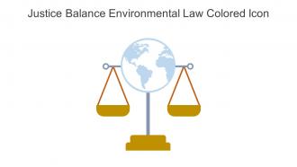 Justice Balance Environmental Law Colored Icon In Powerpoint Pptx Png And Editable Eps Format