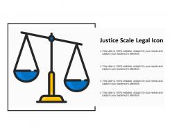 Justice scale legal icon