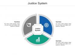 Justice system ppt powerpoint presentation ideas display cpb