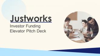 Justworks Investor Funding Elevator Pitch Deck Ppt Template