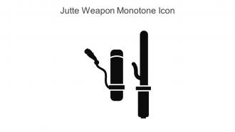 Jutte Weapon Monotone Icon In Powerpoint Pptx Png And Editable Eps Format