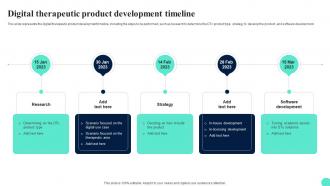 K127 Digital Therapeutic Product Development Timeline Digital Therapeutics Adoption Challenges