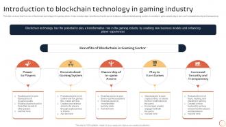 K136 Introduction To Blockchain Technology In Gaming Industry BCT SS V