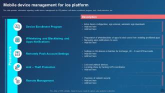 K32 Managing Mobile Devices For Optimizing Mobile Device Management For Ios Platform