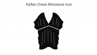 Kaftan Dress Monotone Icon In Powerpoint Pptx Png And Editable Eps Format