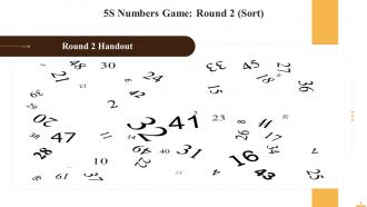 Kaizen Activity 5S Number Game Training Ppt Informative Idea