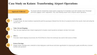 Kaizen Case Study On Transforming Airport Operations Training Ppt Visual Idea