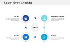 Kaizen event checklist ppt powerpoint presentation summary example topics cpb