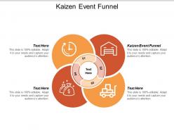Kaizen event funnel ppt powerpoint presentation icon background designs cpb