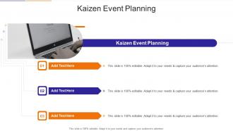 Kaizen Event Planning In Powerpoint And Google Slides Cpb